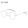 Linhai Ziyue Eyewear Factory, mid-to-high-end men's and women's metal flat glasses, stainless steel frame glasses