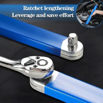Llave de extensión de carraca ajustable de doble cabeza con mango ergonómico antideslizante - Herramienta de hierro de alta resistencia