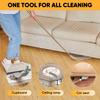 Extendable Microfiber Duster with Bendable Head for Tight Space and Hard to Reach Area