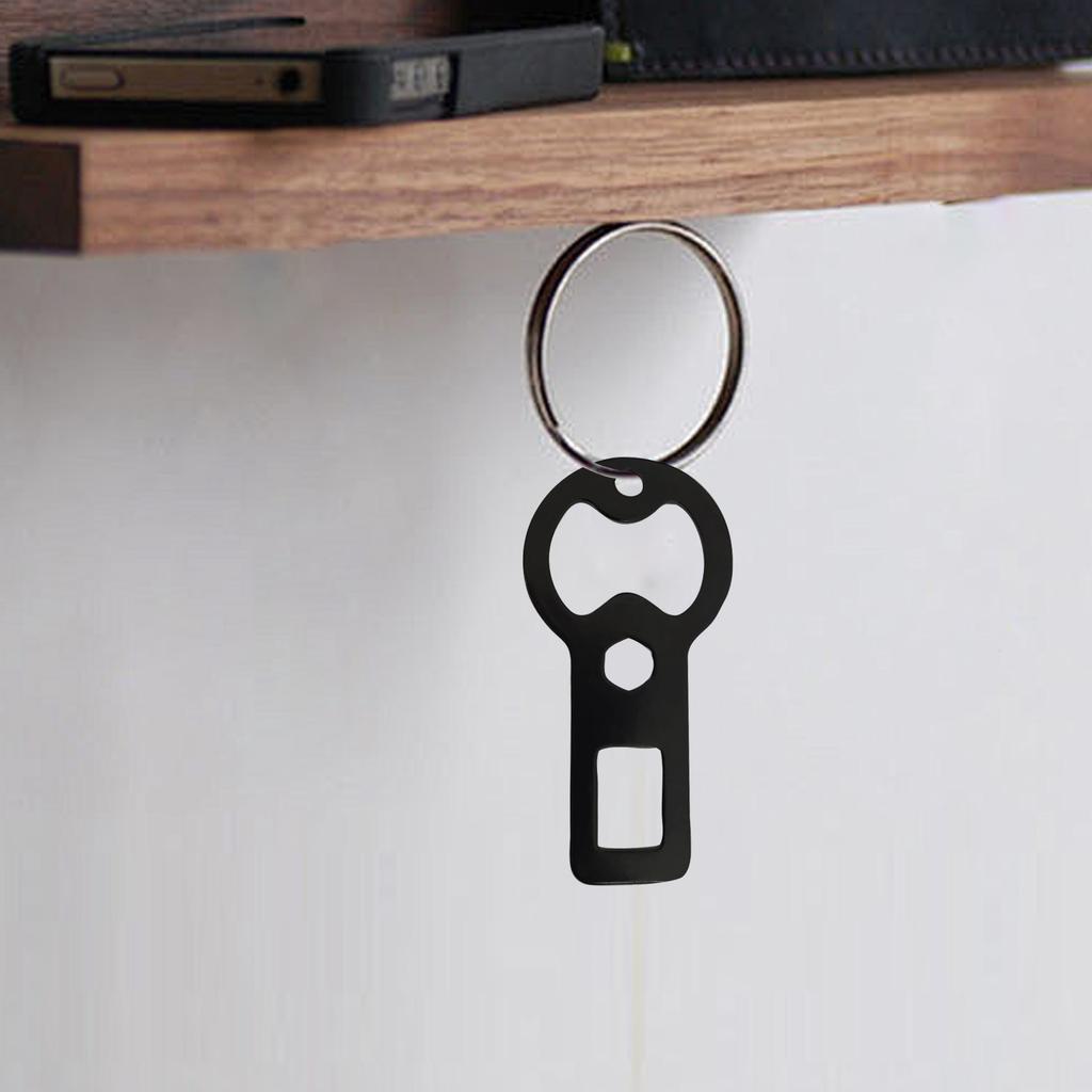 Flaschenöffner mit Schlüsselband, Tragbarer Sitz Metall Flaschenöffner für Barkeeper, Bars, Küchen, Outdoor, Restaurants