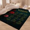 Calendar Rug Custom Personalized Mat with 4 Designs, Kids Adult Room Decor Non-Slip Floor Carpet