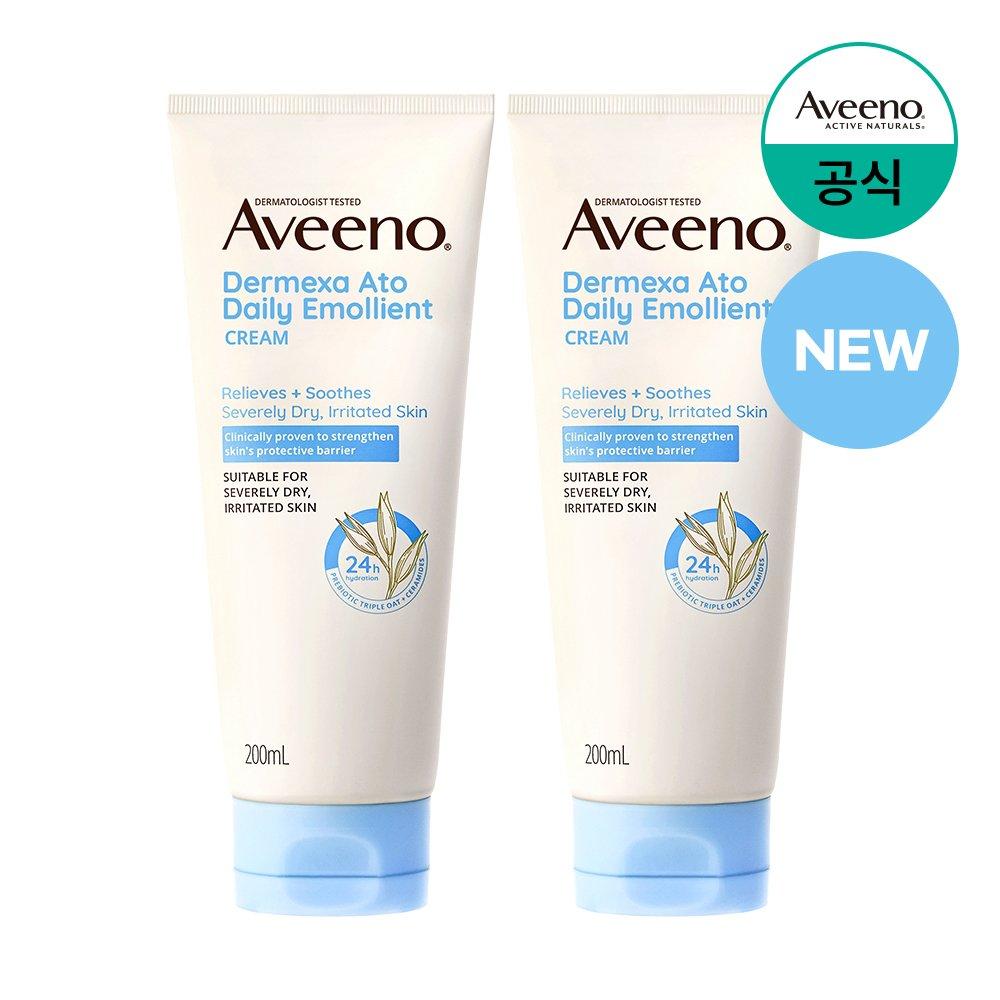 

[Aveeno] Dermaxa Ato Daily Emollient Cream 200mL x2