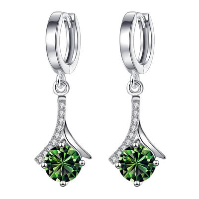 Neue Ohrringe im japanischen und koreanischen Stil mit Anhängern und eingelegten Diamanten, Cool-Wind-Ohrringe mit gehobenem Sinn