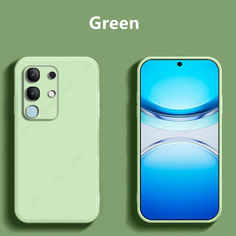 Flüssigsilikon-Handyhülle für vivo Y300t, weiche Schutzhülle, Rückseite, Hülle für iQOO Z10x, Hülle für vivo Y29 4G T4x