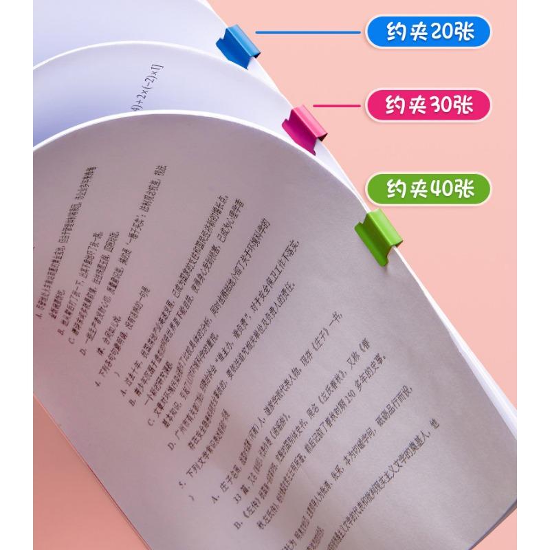Transparent Push Clip And Refill Clips Student Office Document Organizer Acrylic Clip