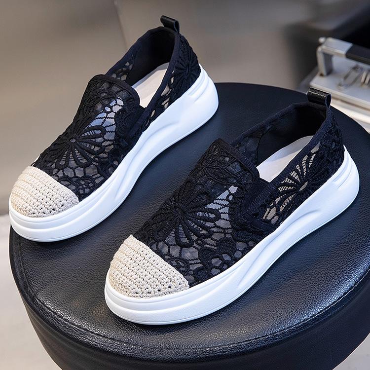 Leather Fisherman Shoes Children 2025 New Single Shoes Summer One-pedal Flat-soled Lazy Shoes Heightened Soft-soled Casual Shoes