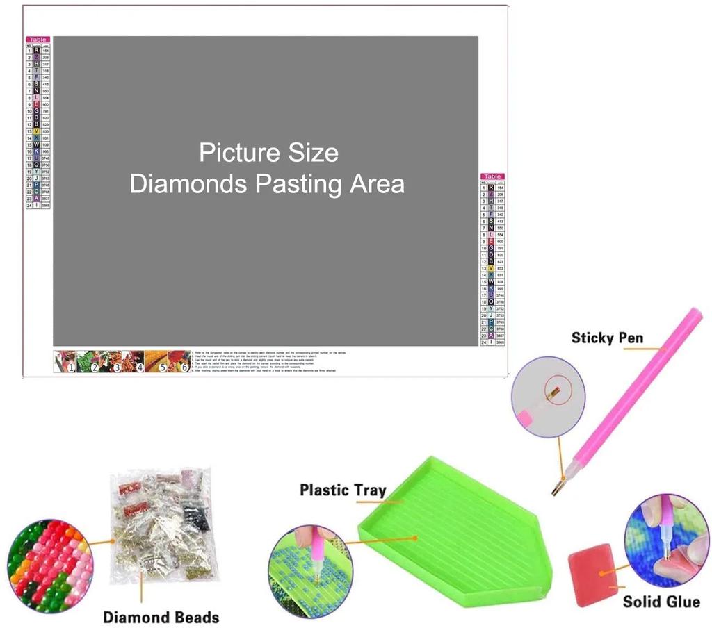 Diy Full Drill Diamond Mosaic Fire Trucks Rescue Truck Diamond Painting Ladder Truck Wall Decor Picture of Rhinestones Kit