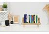 Solid Wood Desktop Bookshelf for Students and Offices - Book & Record Organizer