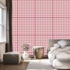 Wallpaper Fabric Pattern Coral, Red and White 50x1000