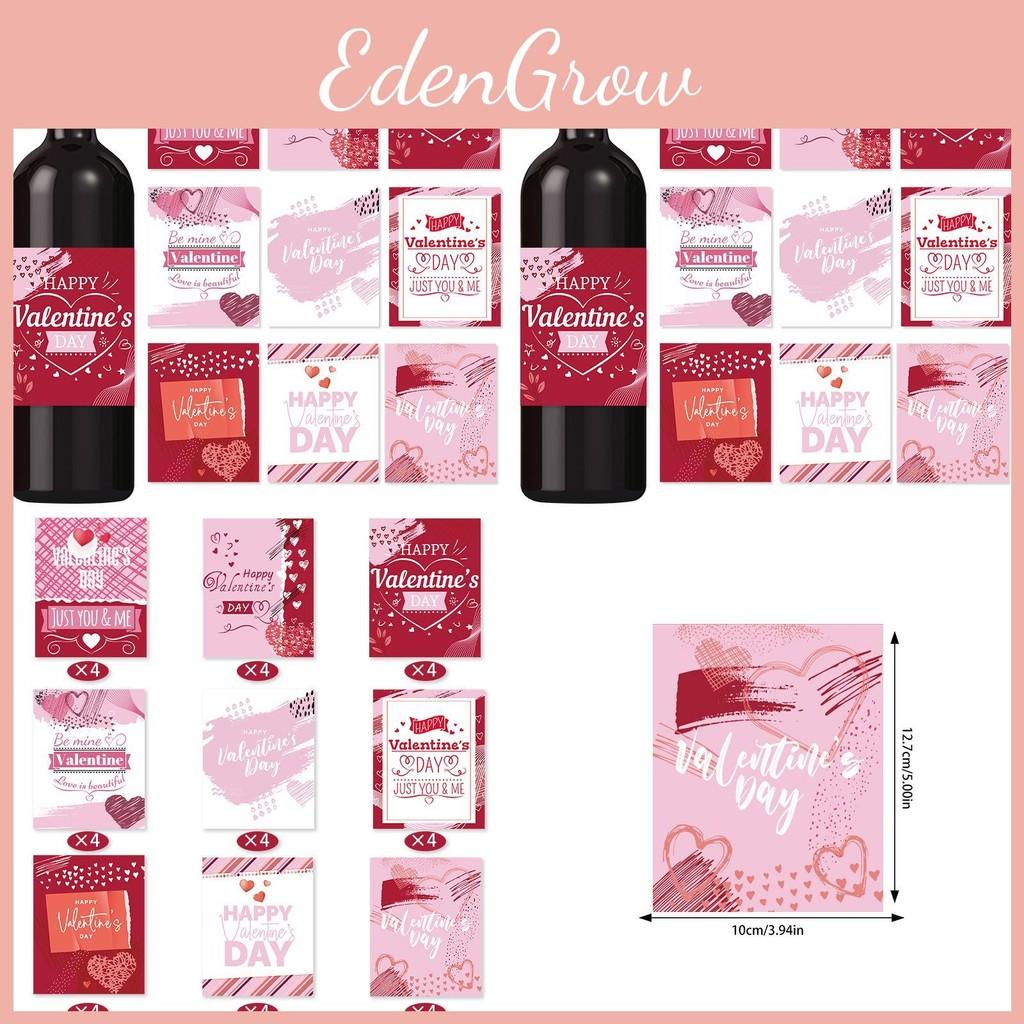 Valentines Party Day Decor Wine Bottle Labels With 36pcs For Romantic Events