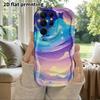 Phone Case: 2D Flat Samsung Galaxy A34 A35 M05 M06 S20 S22 S21 FE Plus 5G Protective Case, Couple Style, Gradient Cloud Pattern, Christmas and Hallowe