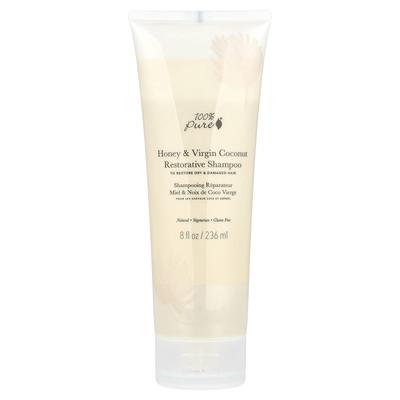 100% Pure, Honey & Virgin Coconut Restorative Shampoo, 236Ml(8Fl Oz)