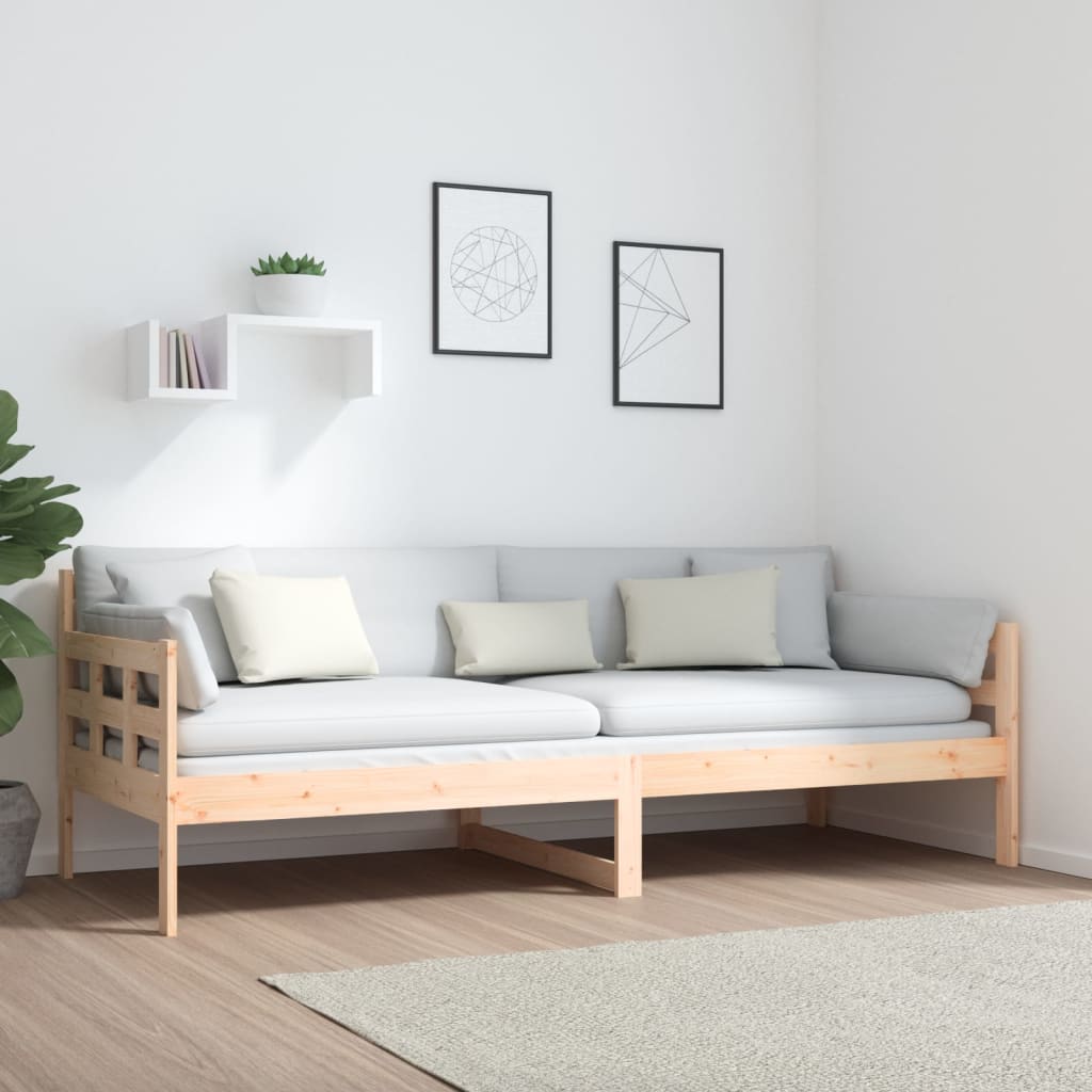 Vidaxl Daybed, Solid Pine Wood, 80X200 Cm