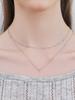 Engbrox Glare Cubic Layered Necklace