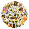 55 New Bee Bee Insect Graffiti Stickers Decorative Suitcase Scooter Cartoon Stickers