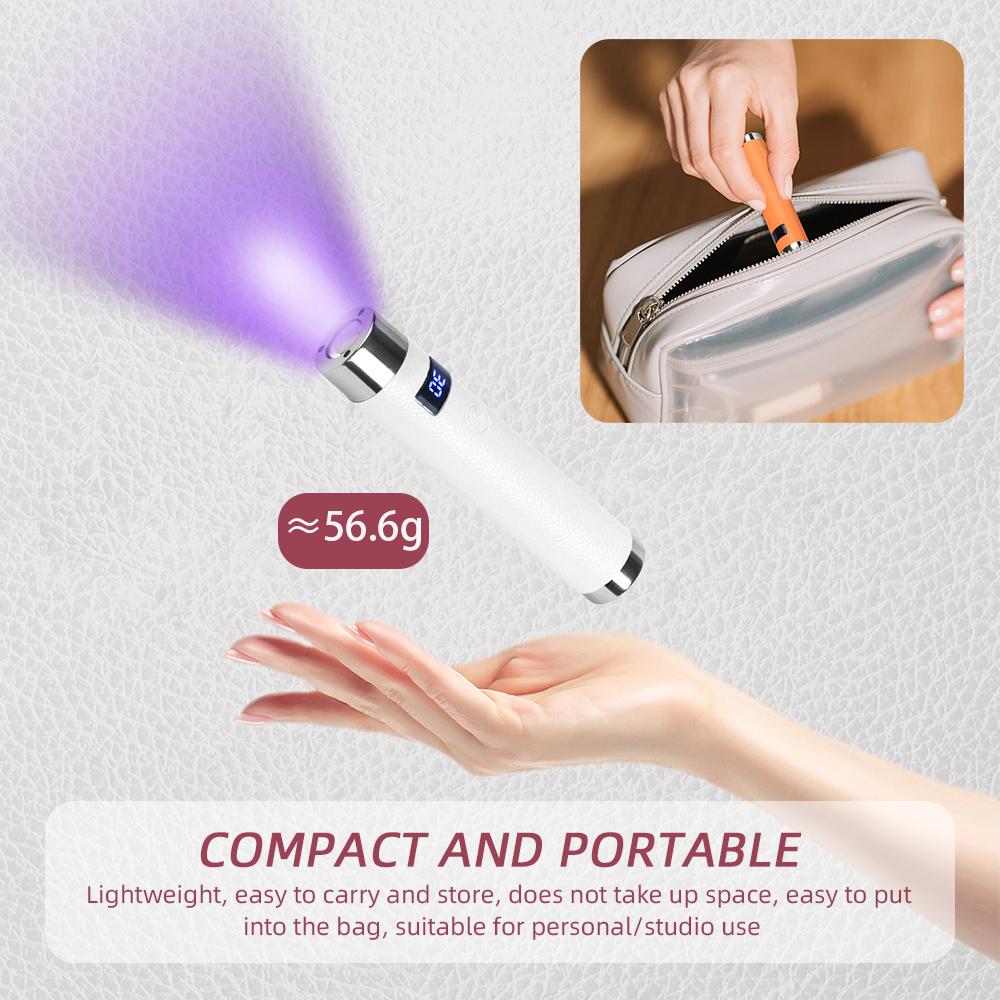 Mini Nail UV LED Dryer Lamp Ai Sensor Rechargeable Cordless Lamp Desktop and Handheld Drying Light Curing Manicure Salon Tools
