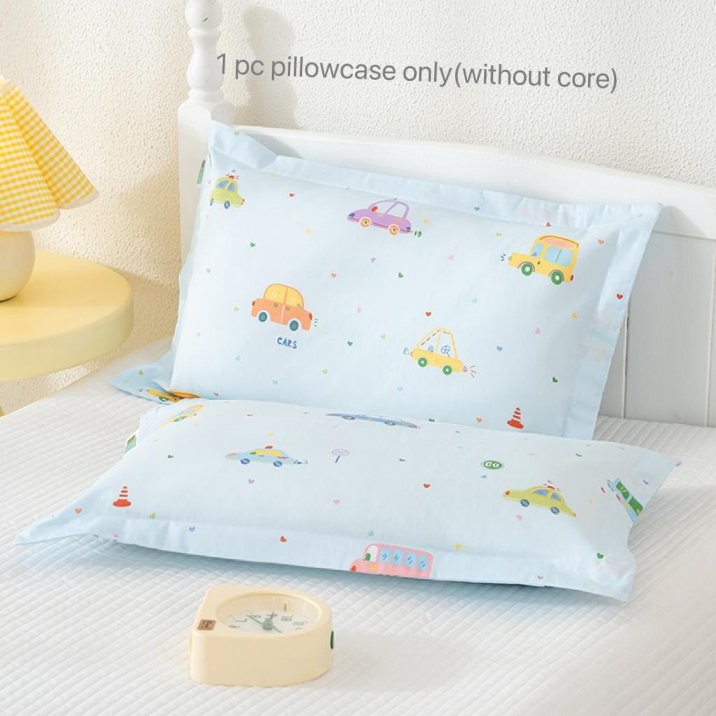 1 Pc Cotton 200TC Twill Euro Size Pillowcase 40 x 60 cm floral Print Pillowcover with Envelope Closure,without core