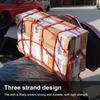 SEAMETAL Motorcycle Luggage Net Hold Fuel Tank Helmet Storage Trunk Bag Elastic Mesh with 6 Adjustable Hooks