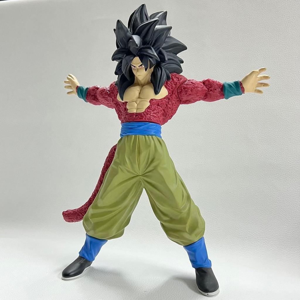 Used Dragon Ball GT Assembly Type DX Soft Vinyl Figure Super Saiyan 4 Son Goku