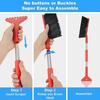 Car Snow Brush and Ice Scraper,2-in-1 Detachable Winter Snow Removal Tool for Auto Windshield,Roof