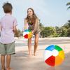 Rainbow Beach Balls for Kids Water Games Toys Easy To Inflate Fun Colorful Swimming Pool Balls Summer Party Decorations