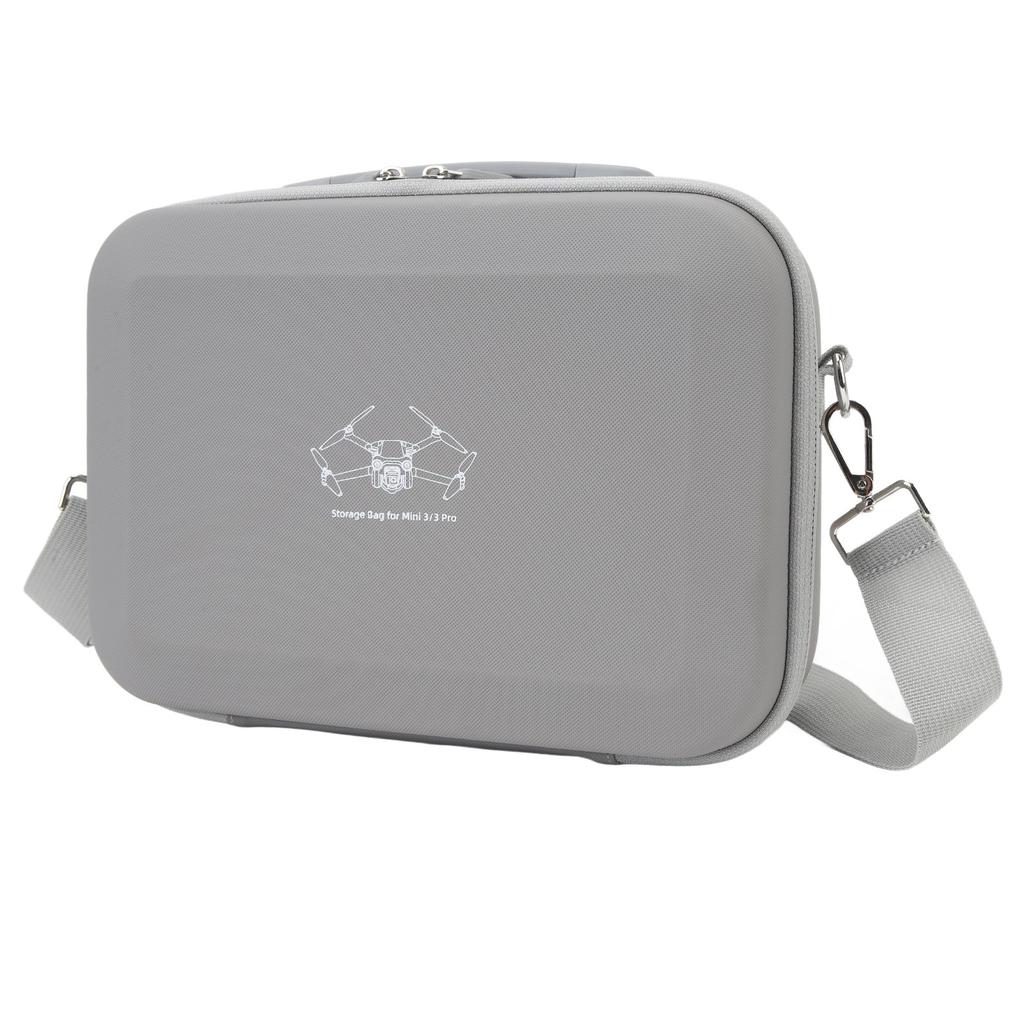 Drone Carrying Case Storage Box Bag PU Hard Shell Soft Liner Waterproof with Detachable Shoulder