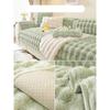 Rabbit Plush Sofa Cushion Non-Slip Stain-Resistant Winter Cover High-Grade Soft Fabric All-Inclusive Sofa Protector