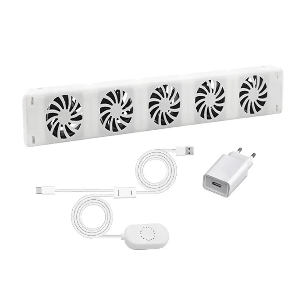 3Fan/5 Fan Intelligent Cooling Fans For Home Heating Radiator Airflow 30/50CFM 51m³/h 85m³/h Sustainability Automatic Thermostat