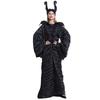 M-3XL Halloween Costume, Adult Demon Horn Witch Costume, Sleeping Spell Dark Wizard Costume