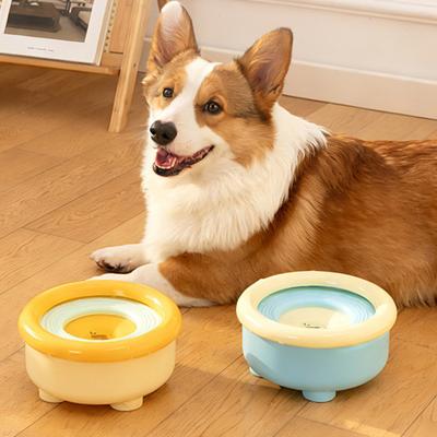 No Spill Dog Water Bowl 1500ml Anti-Splash Pet Bowl Slow Water Feeder Bowl with Non-Slip Base for Cats Dogs Car Home Use