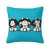 Manga Quino Mafalda Cushion Cover Kawaii Cartoon Velvet Luxury Pillows Living Room Decoration