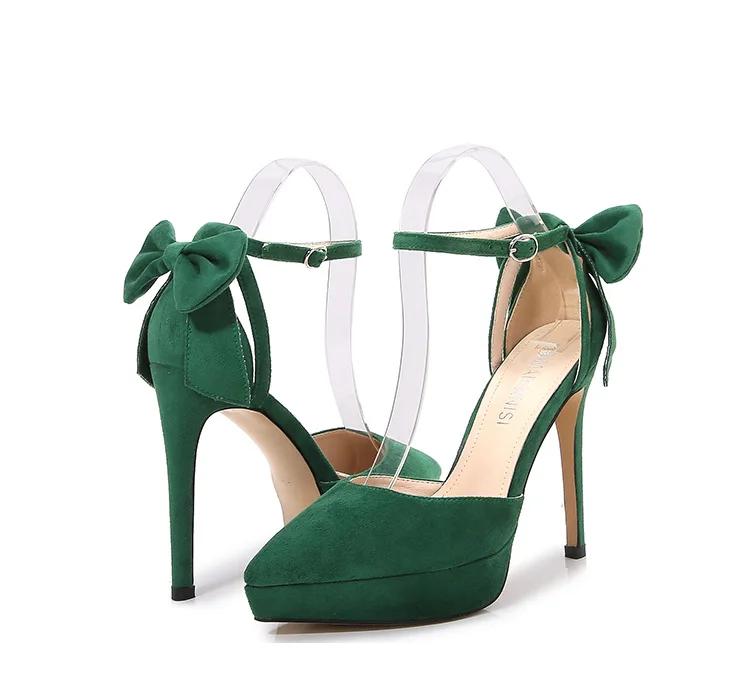 Fashion High Heels Women Party Shoes Elegant Ladies Super High Heels Brand Women Pumps Thin Heel 12cm Plus Size 42