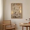 Salbeigrün Gold Japandi Kunstdruck Fliegende Vögel Wandkunst Abstrakte Sonnenkunst Wohnzimmerdeko Japanische Wandkunst Schlafzimmerdeko Geschenk