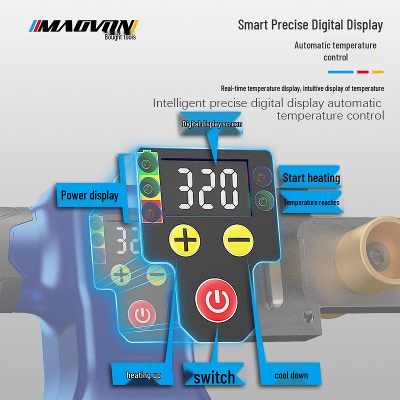 Household PPR Hot Melt Pipe Welder for Heating and Hydropower Engineering