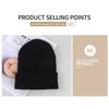 Winter Hats for Unisex New Beanies Knitted Solid Cute Hat Lady Autumn Female Beanie Caps Warmer Bonnet Men Casual Cap Knitted Hat
