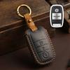 3 4 6 Buttons Key Fob Remote Fit For Kia Sportage Cerato Optima K3 K4 K5 Rio Picanto K2 Soul Sorento Ski Sedona Genuine Leather Auto Key Fob Cover