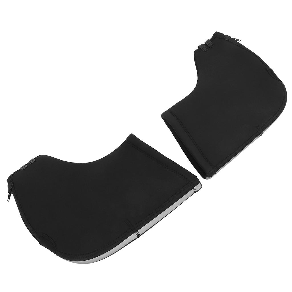 Bike Handlebar Cover Winter Cold Weather Riding Hand Warmer Gloves Rainproof Windproof Black One Size