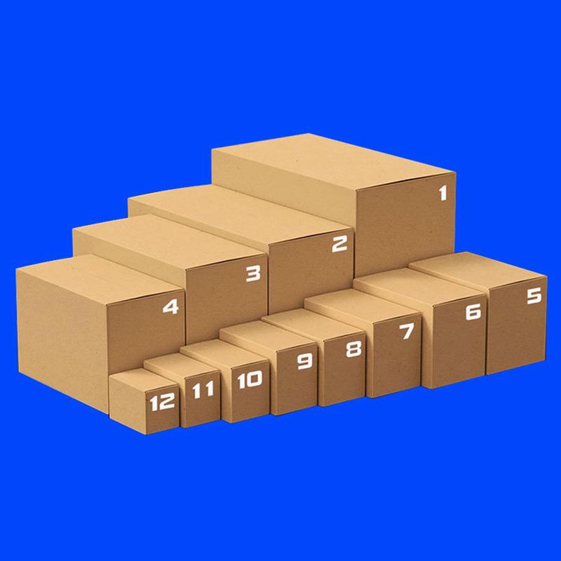 10Pcs Folding Corrugated Paper Box Mailing Shipping Gift Box Cardboard For Business Shipping Express Packaging Boxes
