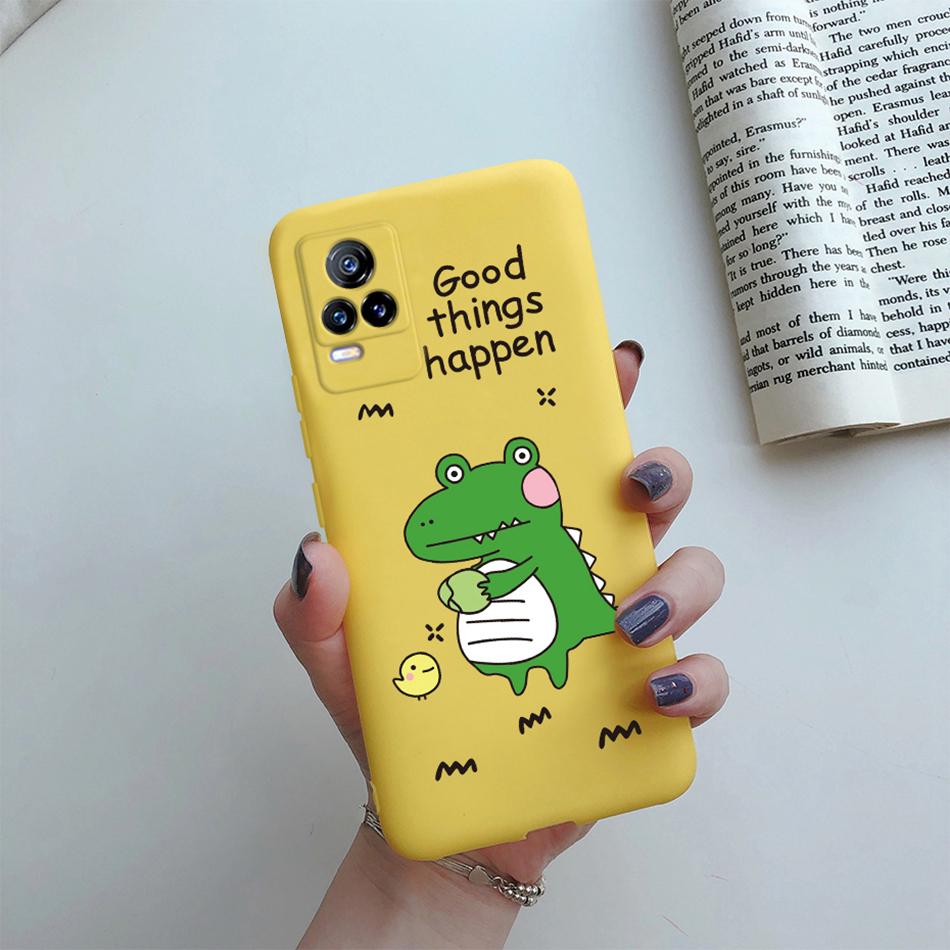 Para Funda Vivo V21e 2021 Gato Flor Suave TPU Fundas de Teléfono Para Vivo V21 V 21 V 21e 4G 5G V2061 V2066 V2108 V2050 Cubierta Trasera Fundas