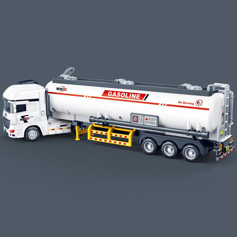 Tank Inertial Oil Truck Toy Child Oil Transport Vehicle Model Boy Gift Holiday