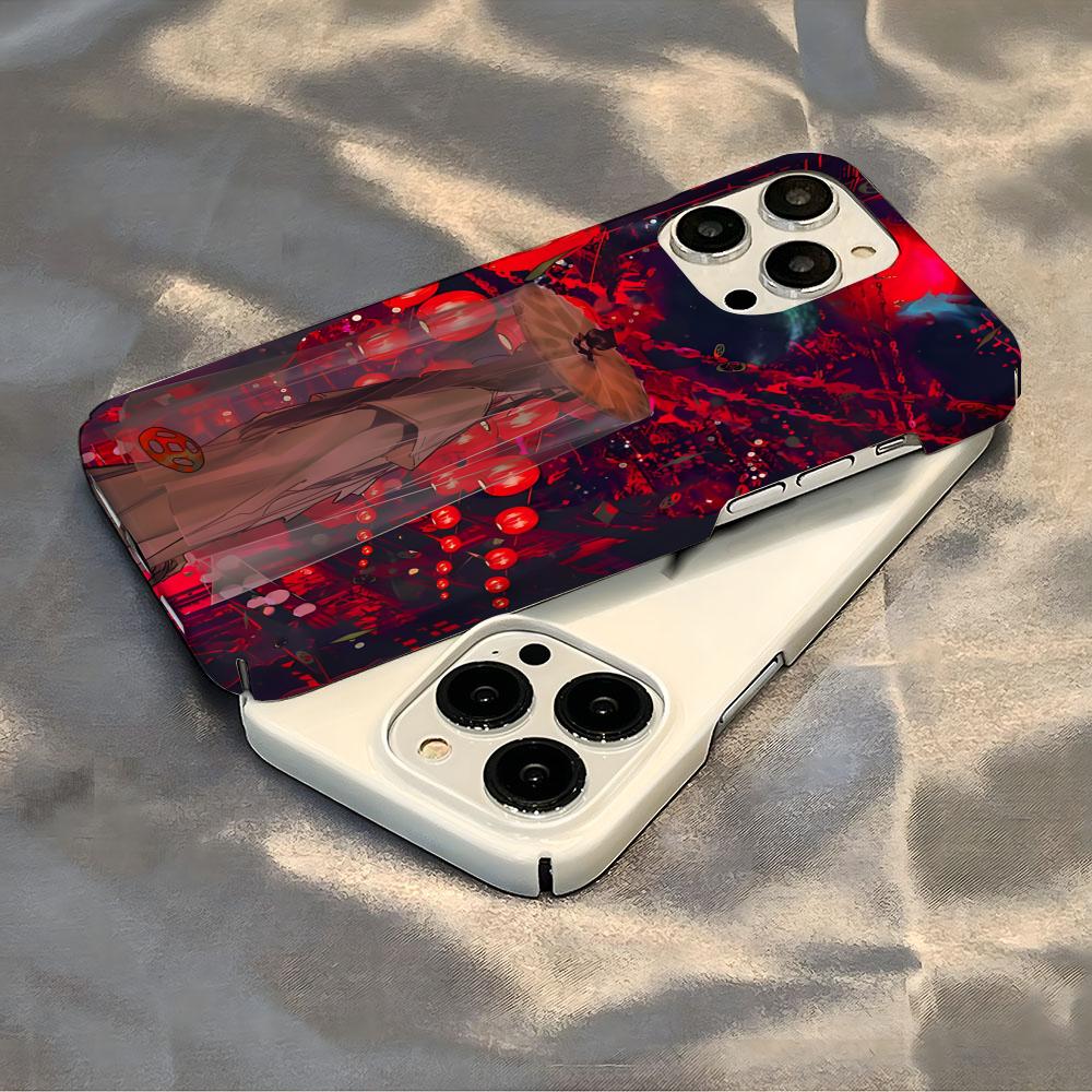 Tian Guan Ci Fu Phone Case Luxury For IPhone 16 15 14 13 12 11 Plus Pro Max Mini Glossy HD Hard Film Shell Cover