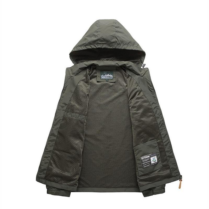 Men's Autumn Windbreaker Man Oversize Windshield Jacket Men Spring Coat Mens Camping Jackets Male Work Wear Clothes
