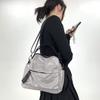 Y2K Street Personality Hot Girl Handbag with Multiple Pockets and Zipper Retro Single Shoulder Crossbody Bag