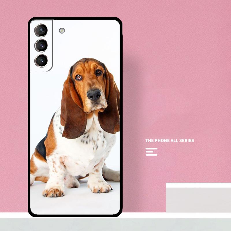 Basset Hound Dog Phone Case For Samsung Galaxy S25 S26 Ultra S20 S21 S22 S23 S24 S10 Plus S25 FE Cover Coque