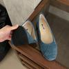 Mode Schuhe Runde Zehen Luxus Damen Ballerinas Tanzschuhe Damen Slipper Mode Schmetterlingsknoten Flache Damen Schuhe