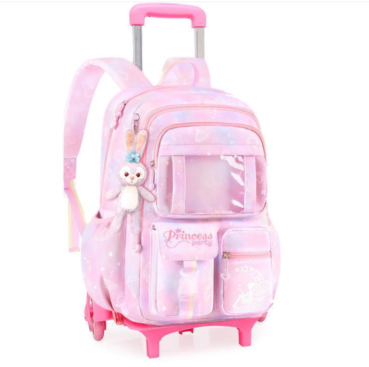 School Rolling backpack Bags school wheeled backpack for girls kids School trolley bag for girls school bag wheels for girls