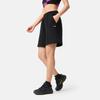 Li Ning Fitness Series Casual Simple Solid Color Elastic Sports Shorts Women shorts Black AKSV128-1