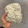Soft Polka Dot Tampon Storage Bag Large Capacity Embroidered Sanitary Napkin Pouch Thickened Korean Style Makeup Pouch Daily
