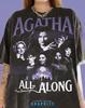 Agatha All Along Kathryn Hahn Aubrey Plaza Joe Locke Comfort Colors® Tshirt, Patti Lupone Witches Coven Gothic 90S Vintage Bootleg Tees,