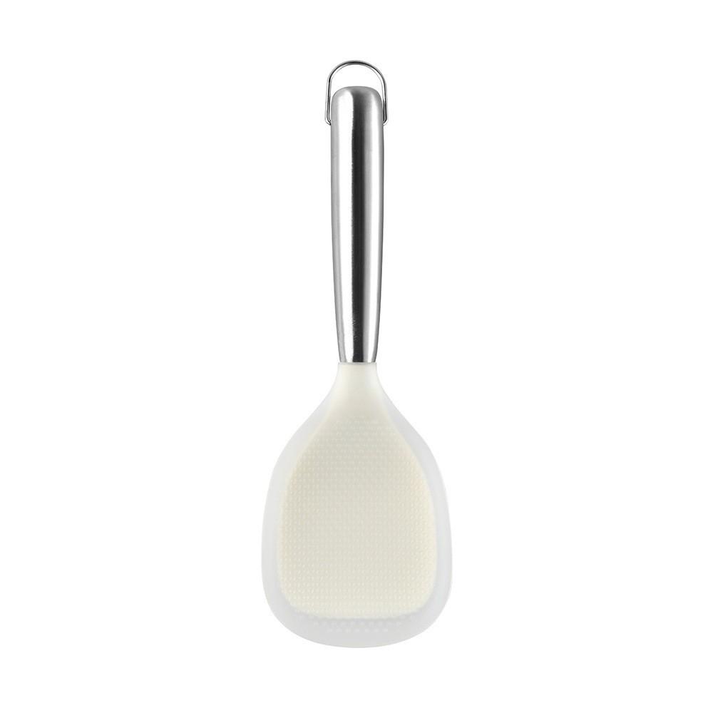 New Stainless Steel Handle Silicone Kitchenware Set Household Spatula Cooking Spoon Spatula Kitchen Non-stick Pan Silicone